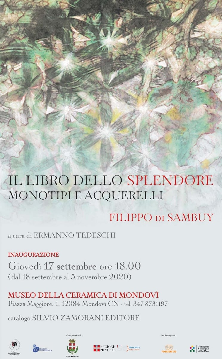 Filippo di Sambuy - Il libro dello splendore (Zohar), monotipi e acquerelli